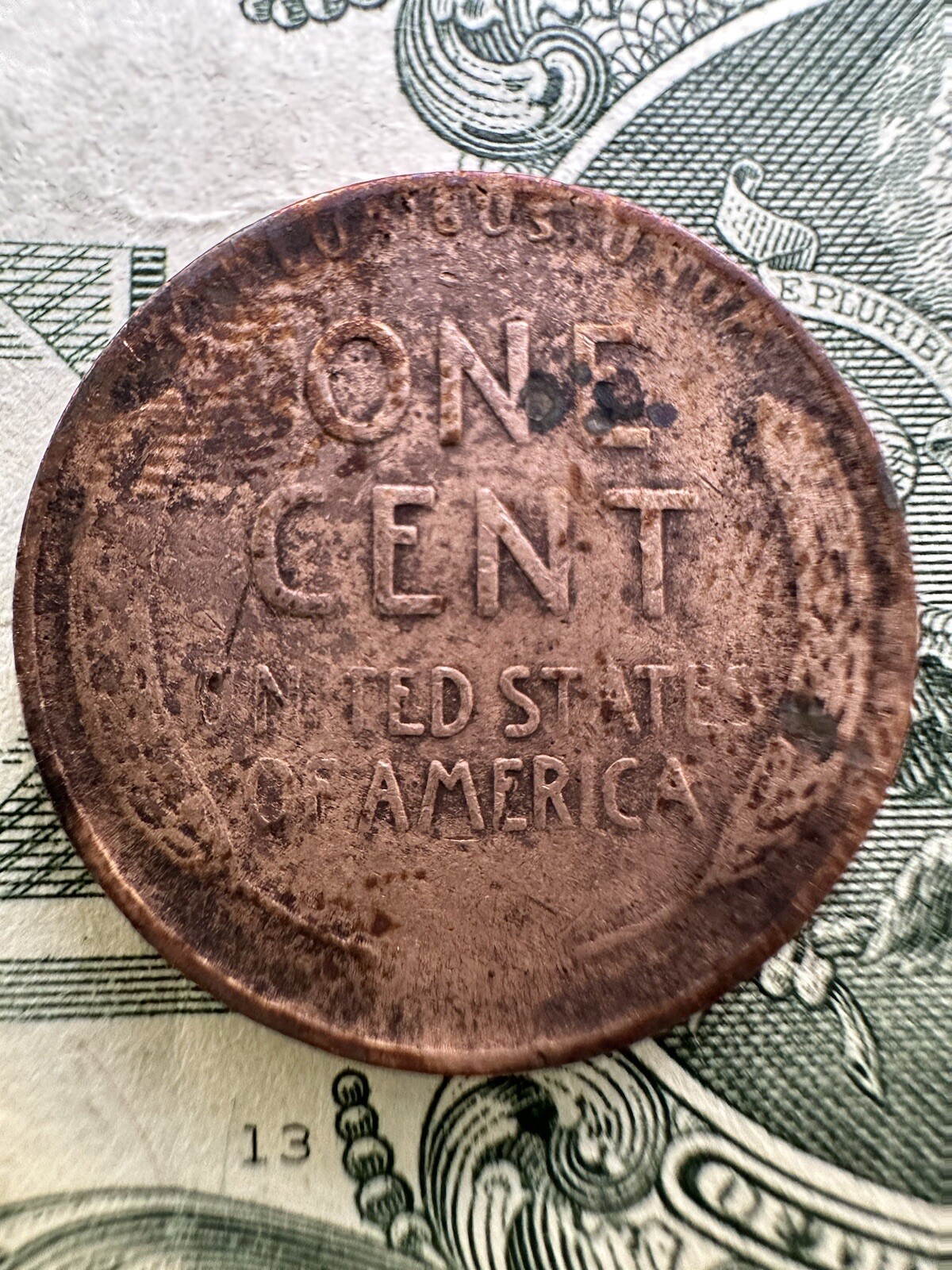 1944 Wheat Penny - No Mint Mark - nice condition