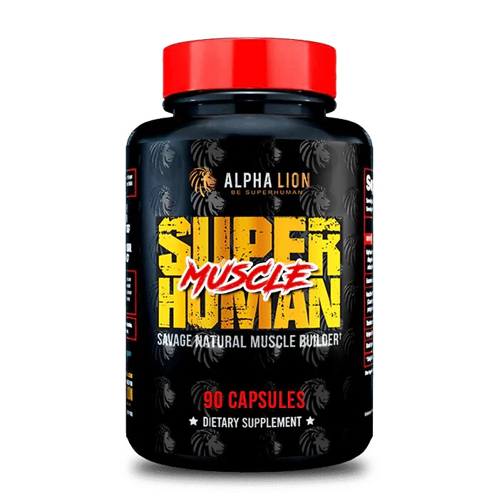Alpha Lion Super Human Muscle Savage Natural Muscle Builder 90 Capsules New
