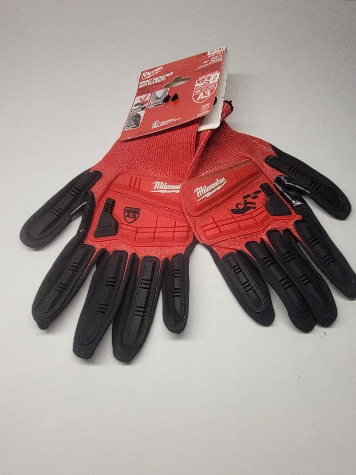 Milwaukee Nitrile Level 3 Cut Resistant Impact Dipped Gloves size XL
