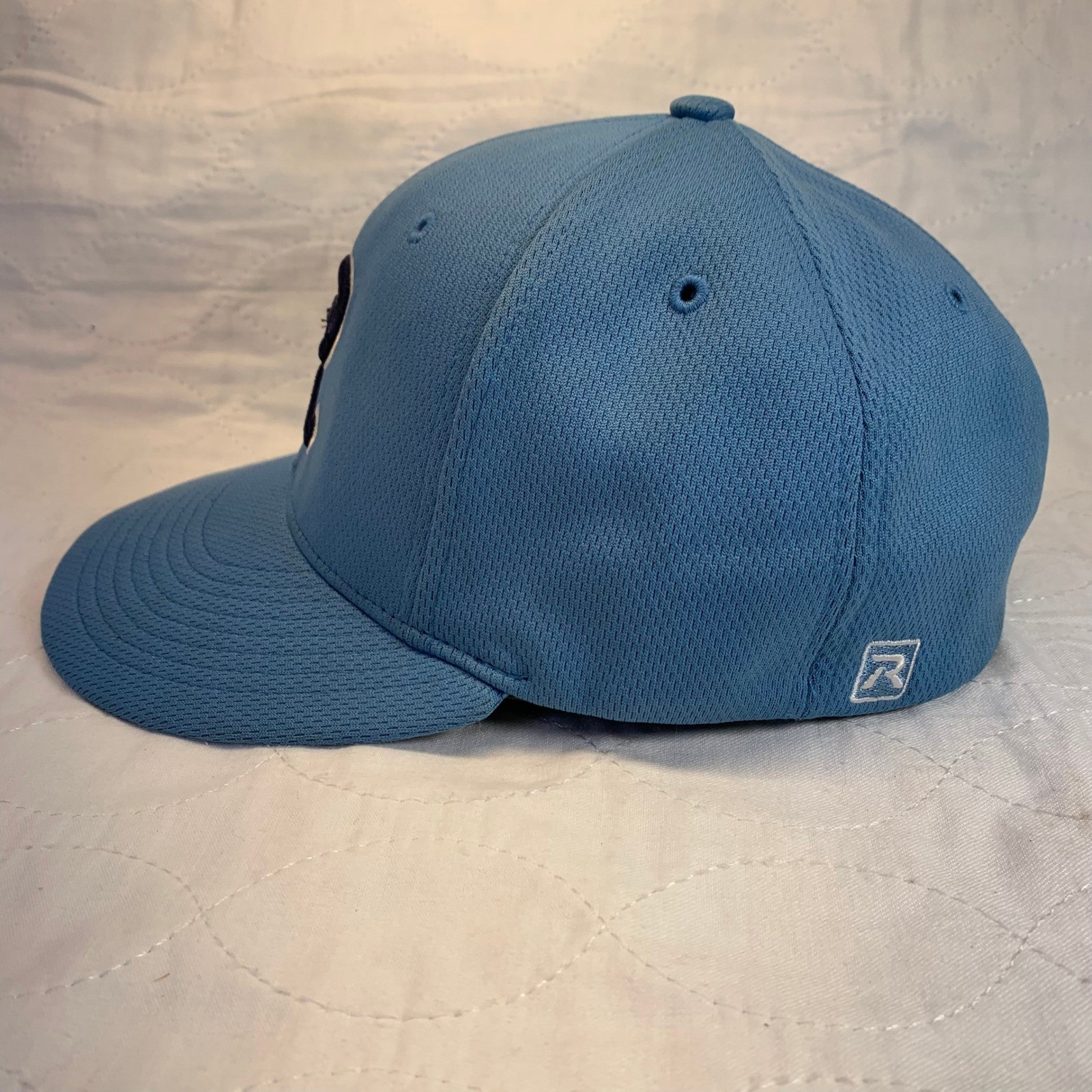 Powder Blue R Logo Baseball Cap Richardson PTS40 DRYVE Flexfit Team Hat