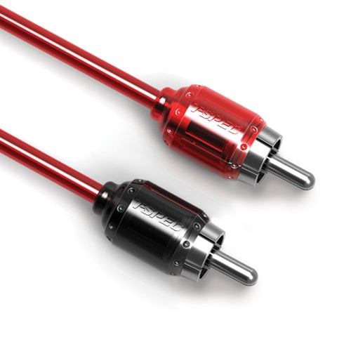 T-Spec V6RCA-142-10 Woven Coaxial Design 2-Channel 14 Feet Audio Cable - 10 Pack