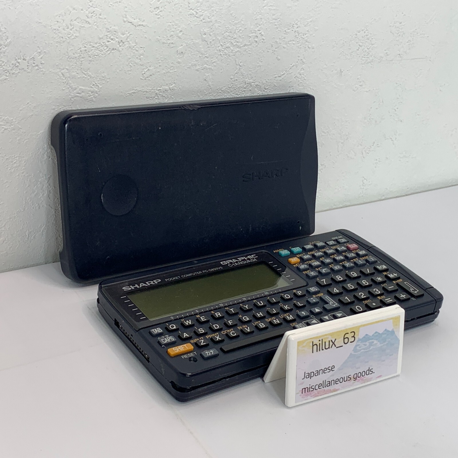 SHARP Pocket computer PC G850VS vintage Function Calculator Tested Japan Pokecom