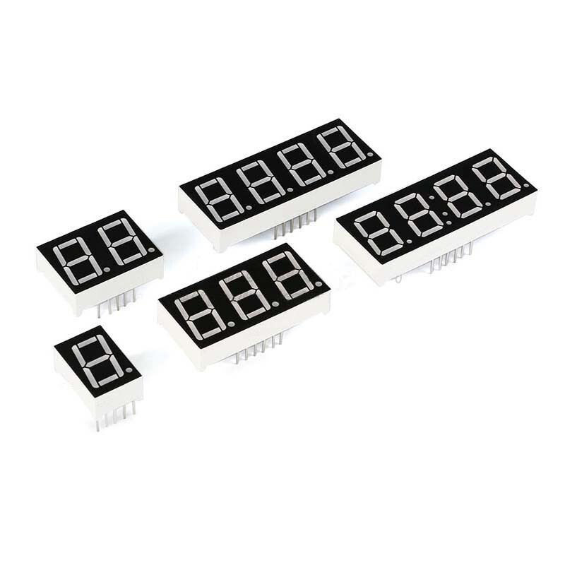 0.28/0.36/0.4/0.56/0.8" Red Led Display 7 Segment Common Cathode/Anode 1-4 Bit