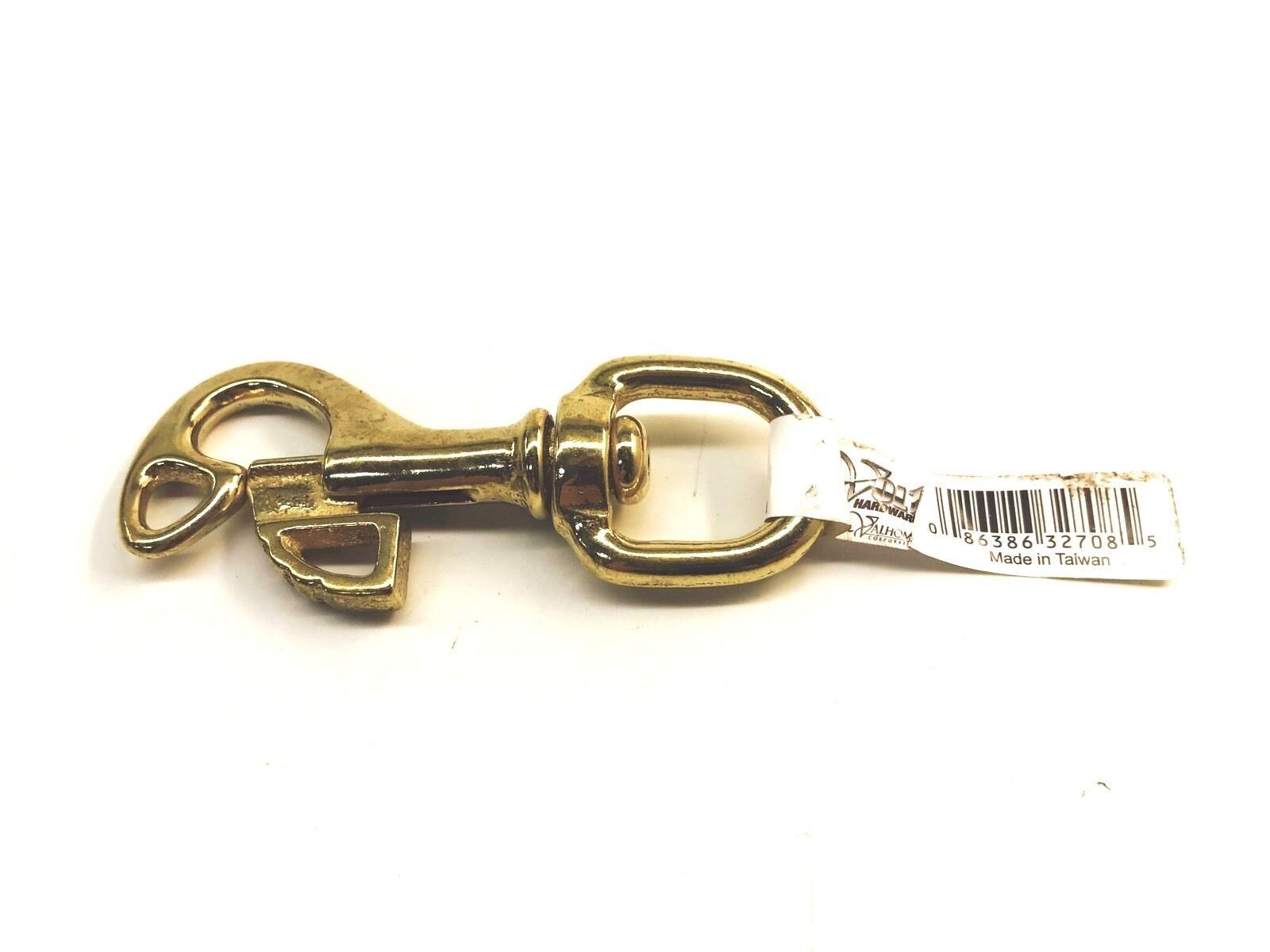 (10 pack) Volt Hardware Solid Brass Snaps, Swivel, 70lbs 3-1/2" x 3/4"