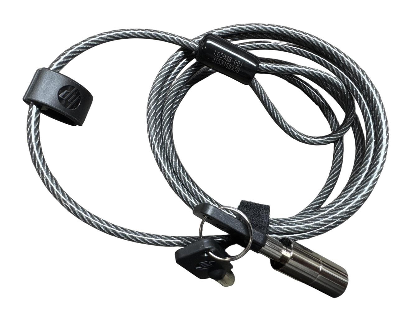 6UW42AA NEW HP Sure Key Cable Lock 1,83 m for Notebook, Monitor, Tablet, etc...
