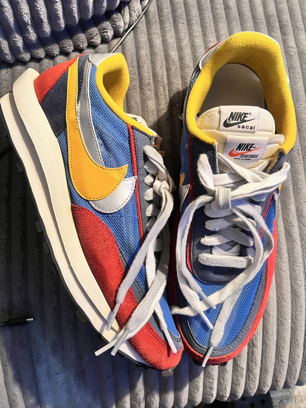 Size 10 1/2  - Nike sacai x Clot x LDWaffle Varsity Blue Brand  New/ No Box