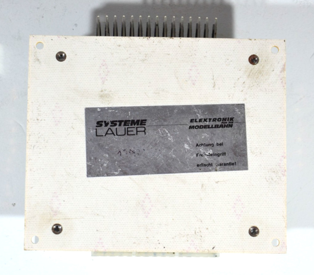 SYSTEME LAUER LBS 20 Model Railroad Control Electronics Unit Vintage Germany