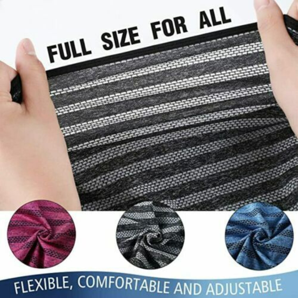 Balaclava Neck Tube Scarf Bandana Head Face Cover Neck Gaiter Ear Loops Headwear