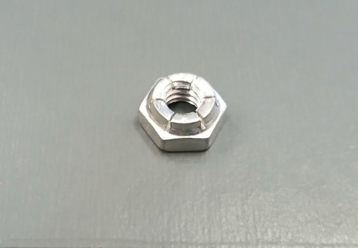 (100) 23FK-624 FLEXLOC - 3/8-24 HEX ALL METAL LOCK NUT Black