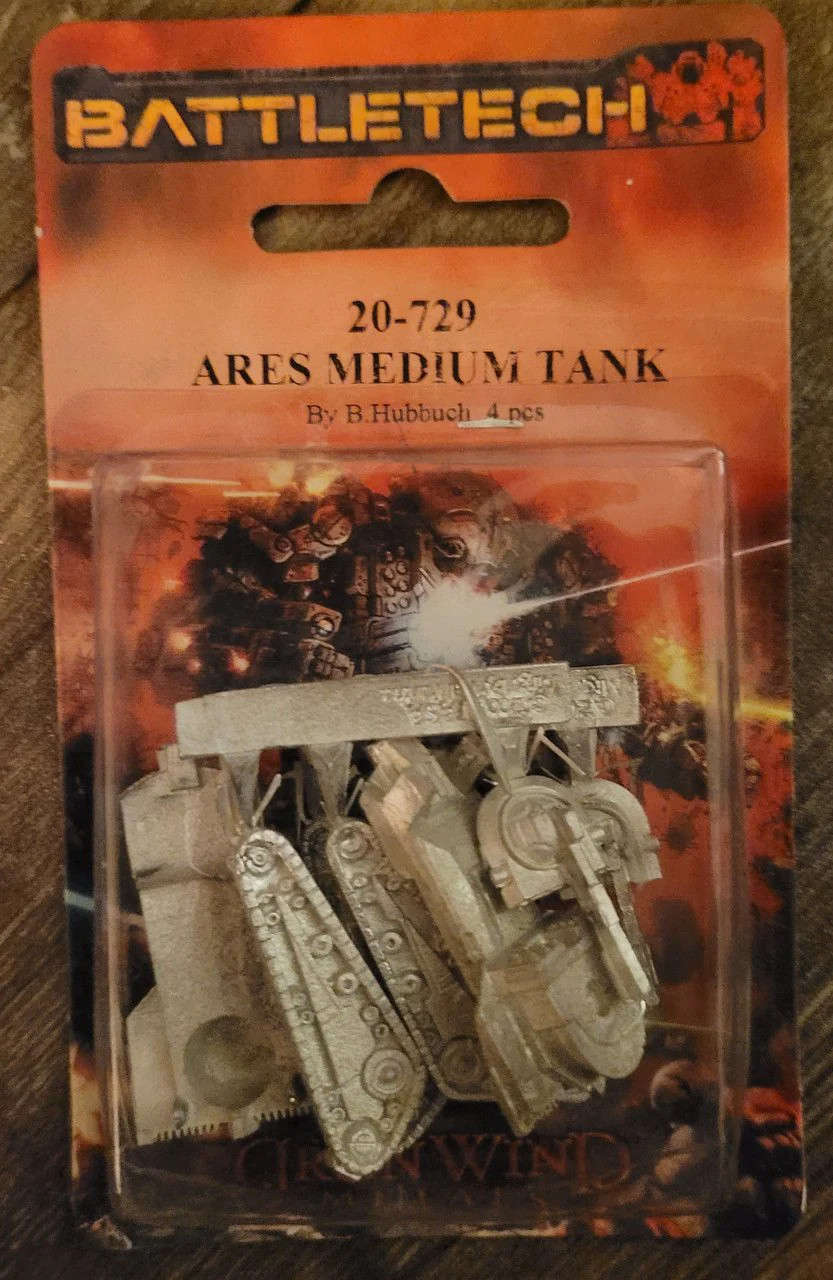 BattleTech 20-729 Ares Medium Tank (Standard)(2)(*See Per Order Flat Rate Shippi