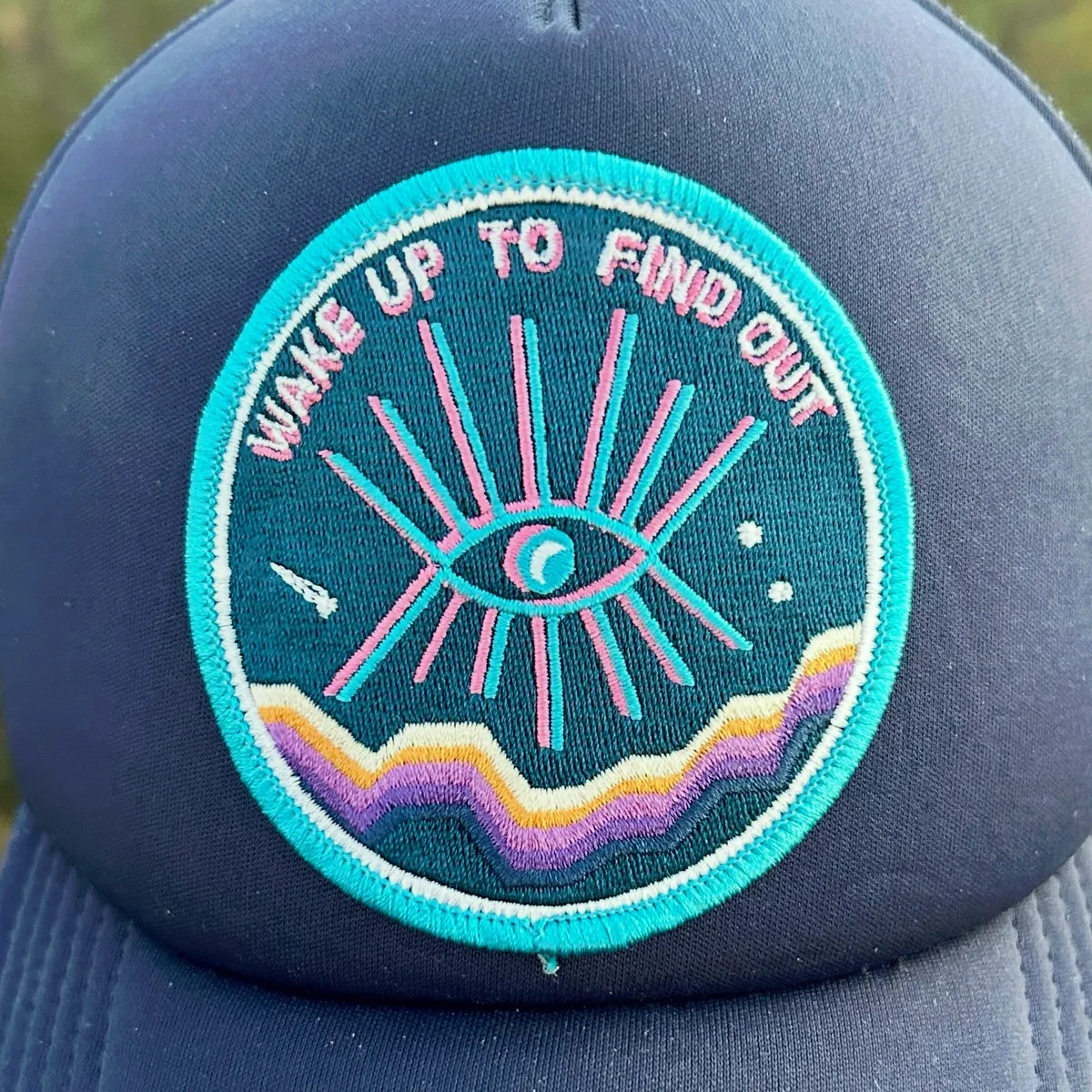 Desert Den "Wake Up" Foam Trucker - Navy