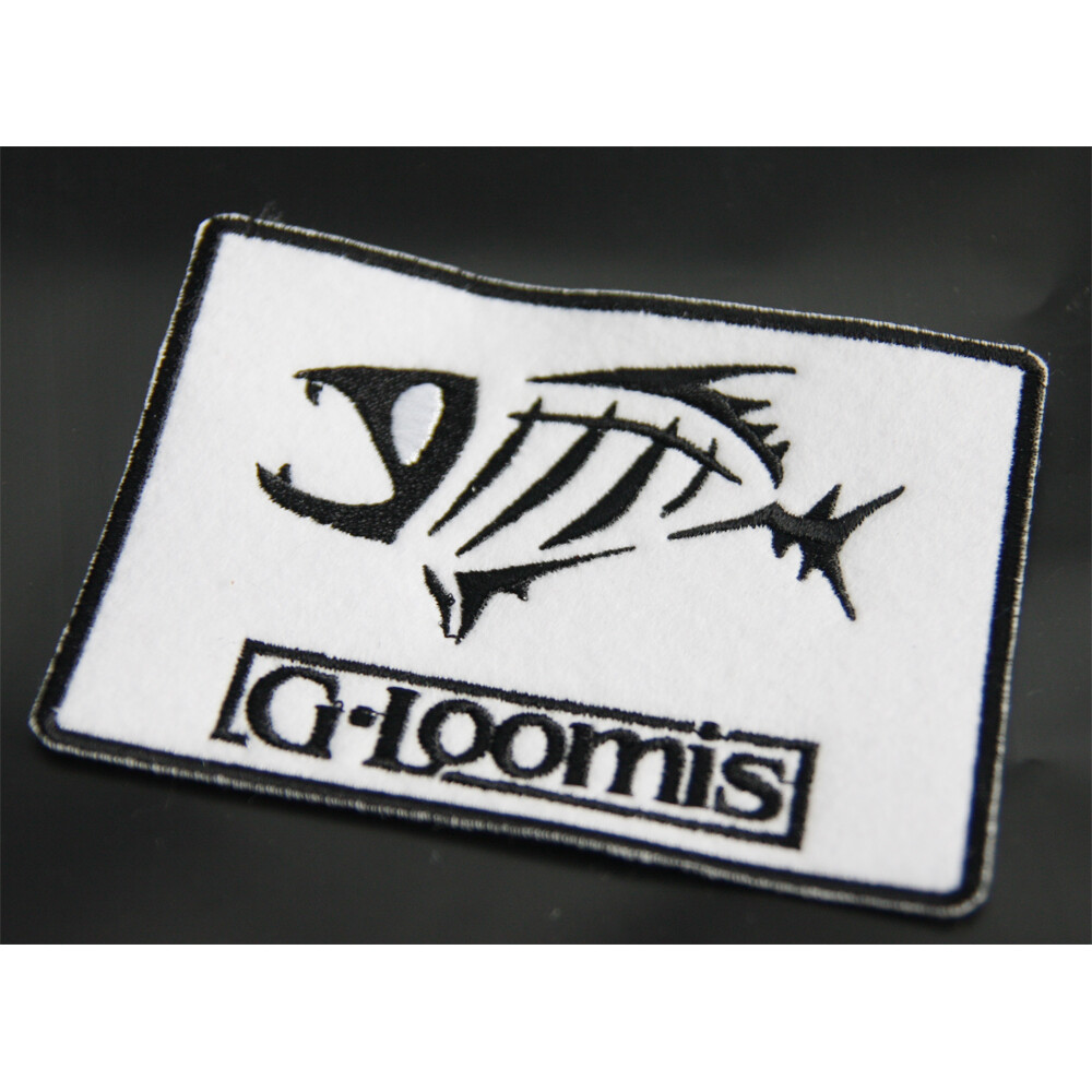 Fish Bone Patch 4.33" Emblem Fishing Logo Badge For Clothes Cap