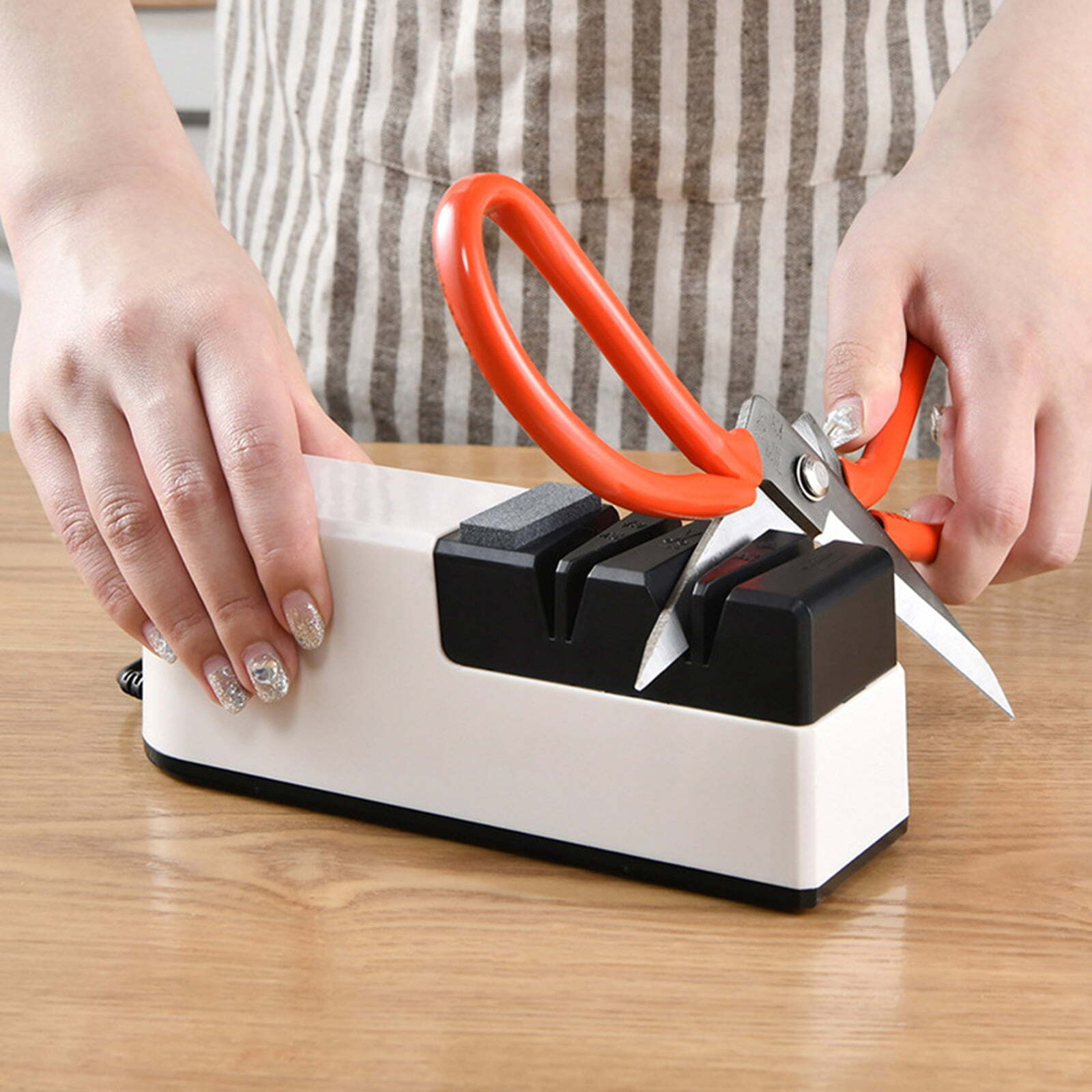 Afilador De Cuchillos Tijera Profesional 3 Etapas Electrico Cosas Para La Cocina