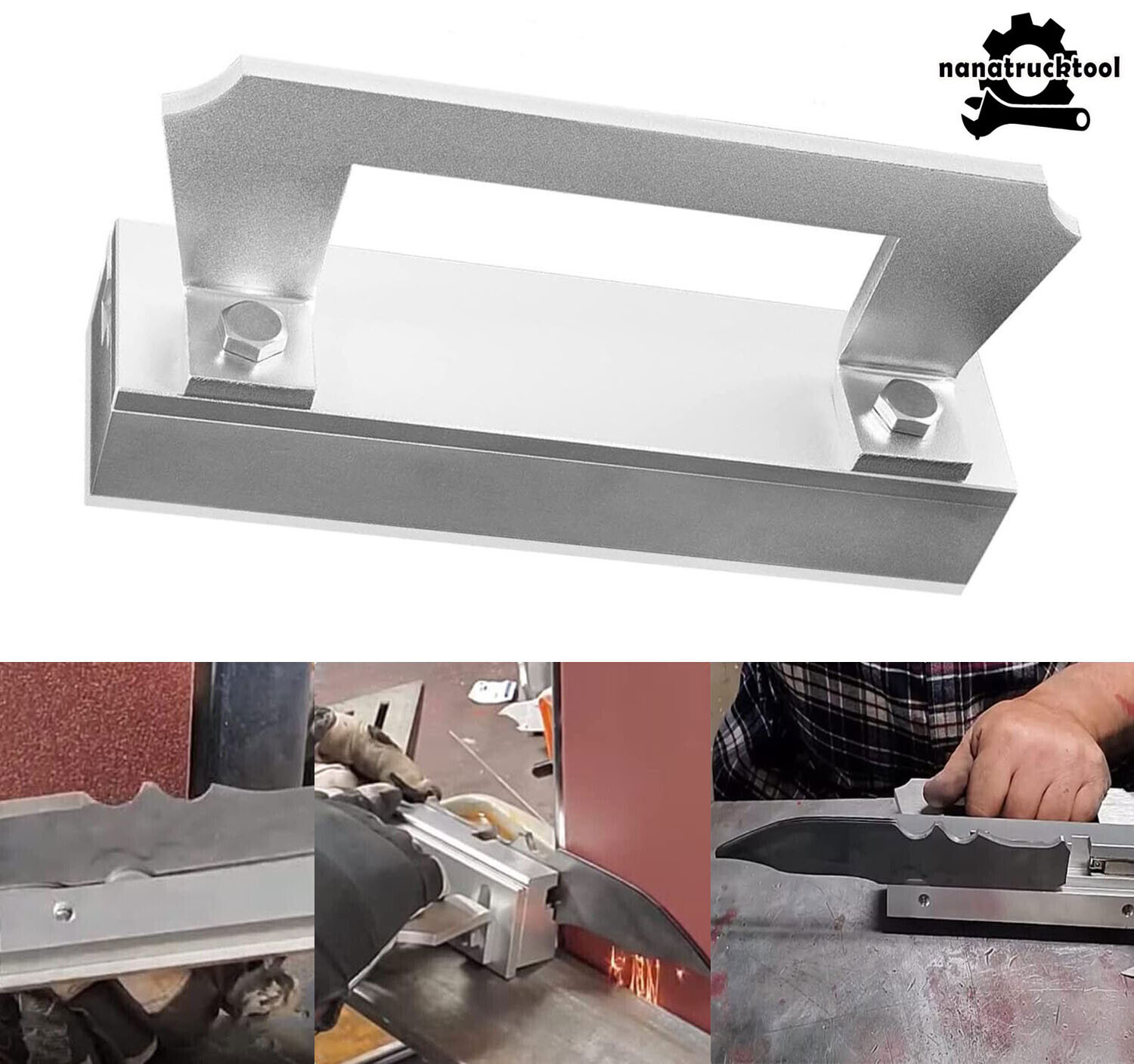 Magnetic Bevel Jig For Knifemakers & Welders For Grinding and Sharpening Metal