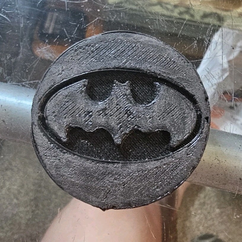 Batman Logo Emblem/Medallion Reproduction Movie Prop Replica (Black)