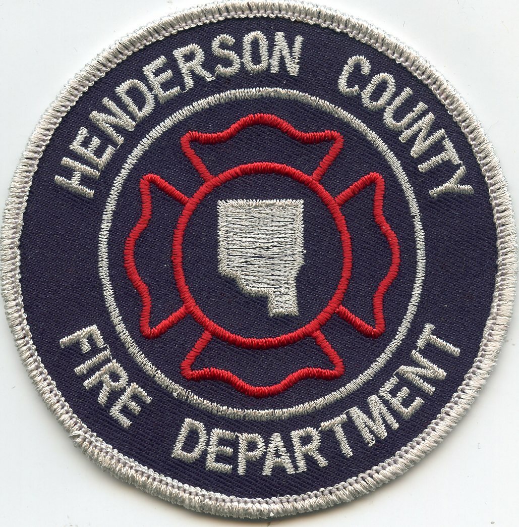 HENDERSON COUNTY TENNESSEE TN FIRE PATCH