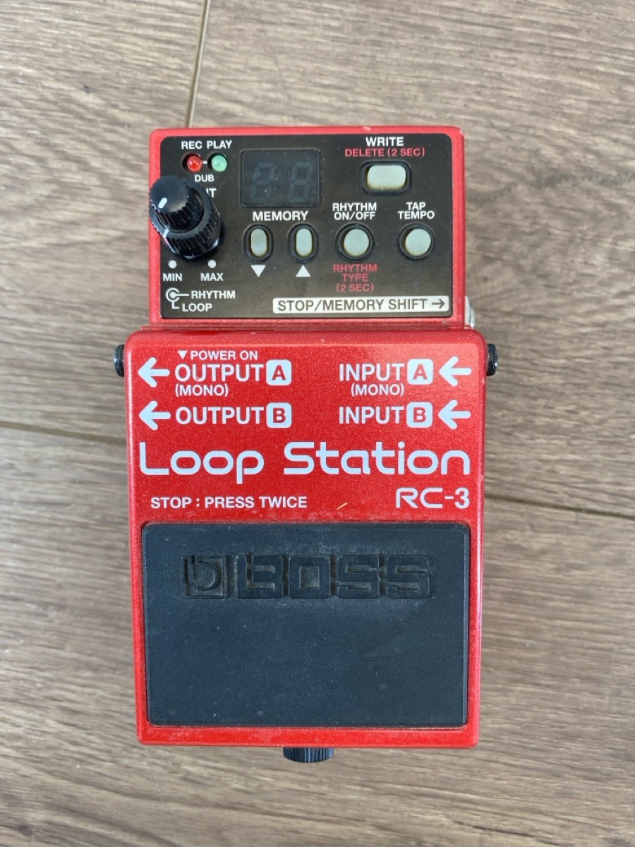 BOSS EFFECTS PEDEL MODEL RC-3 LOOP STATION, PEDAL ONLY (WCP039156)
