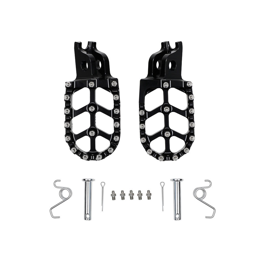 Motorcycle Foot Pegs Red CNC Aluminum 150 170 50mm High Strength Design