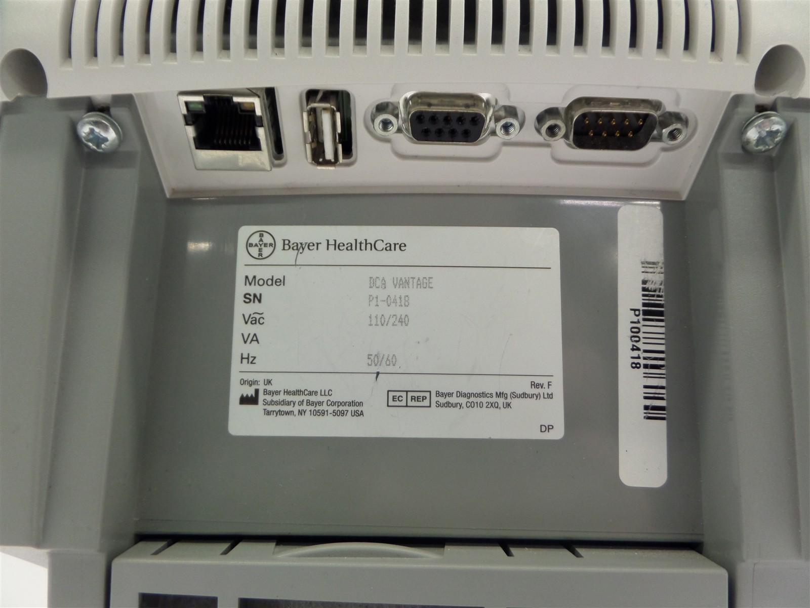 Bayer HealthCare DCA Vantage Analyzer V 3.1.0.0
