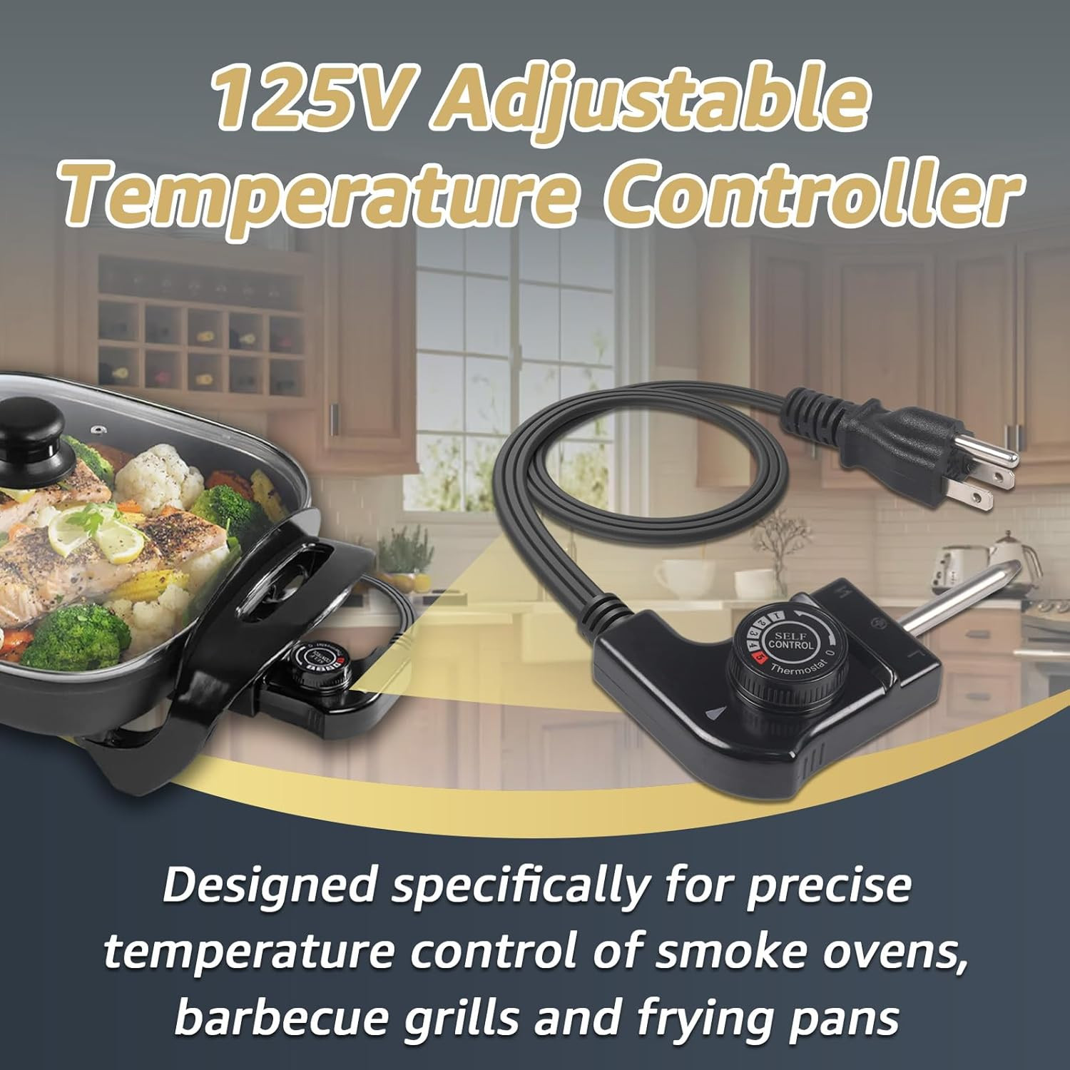 Thermostat Control Power Cable Compatible with Hamilton Beach Presto Chefman Bel