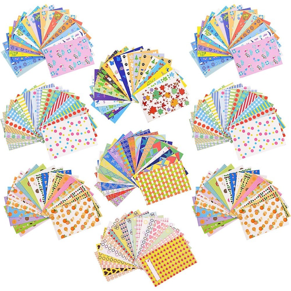Instant Film Photo Frame Stickers 180 Sheets Colorful Compatible with