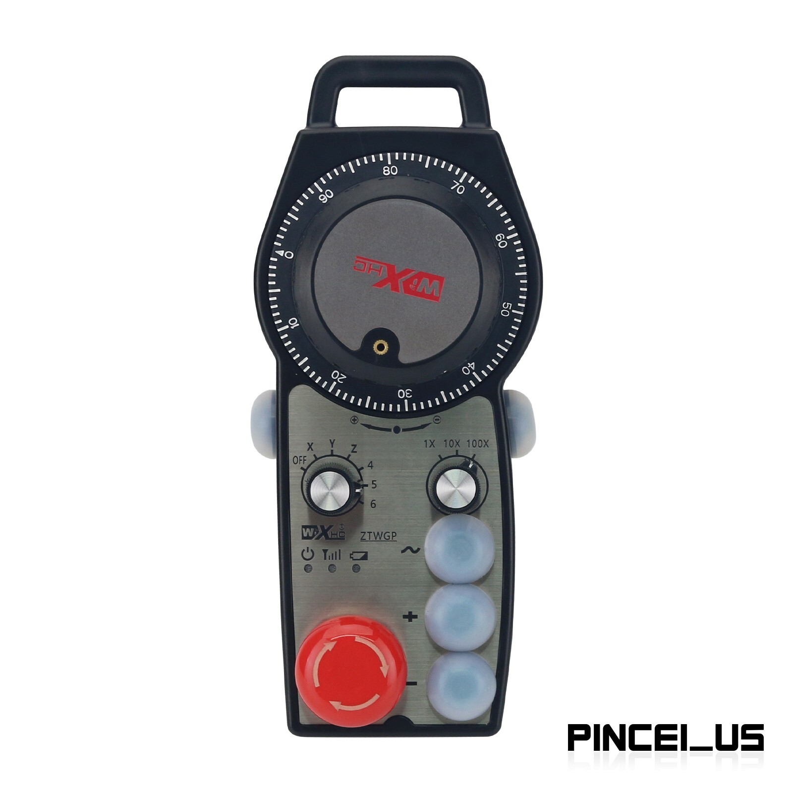 ZTWGP-3 Wireless Manual Pulse Generator 6-Axis Handwheel w/ 3 Customized Buttons