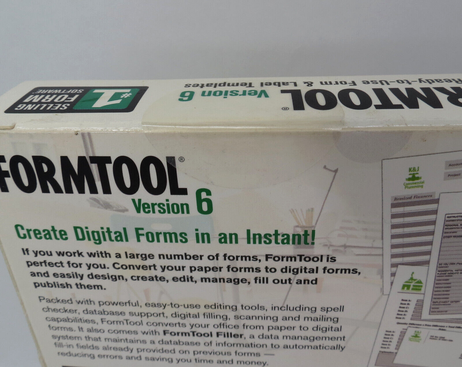 OfficeWork Formtool Version 6 Computer Software Windows XP Vista 7