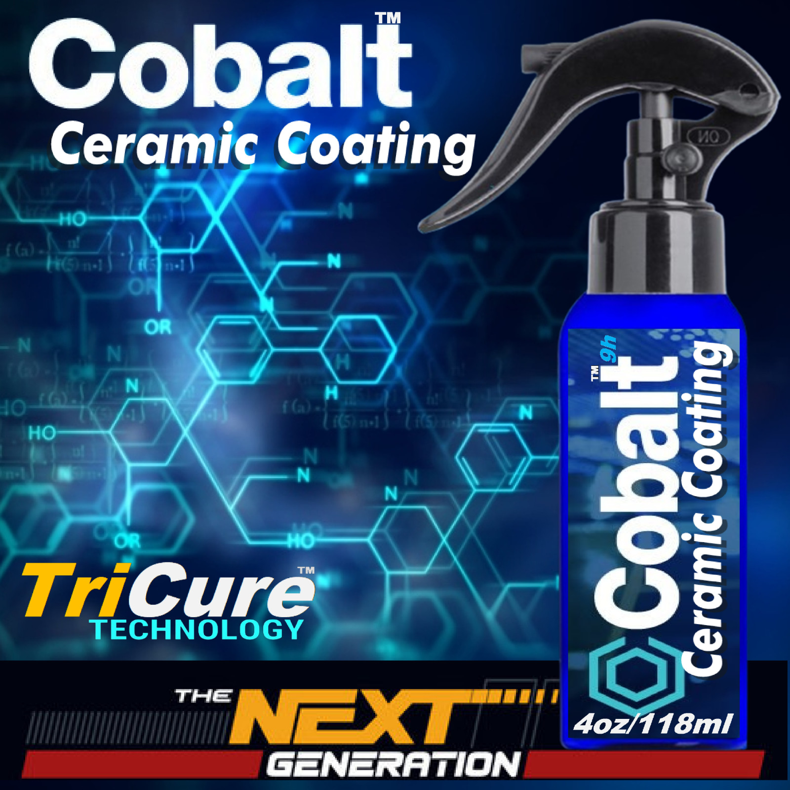 COBALT CERAMIC COATING THE NEXT GENERATION ADVANCED PAINT PROTECTION SPRAY - 4OZ