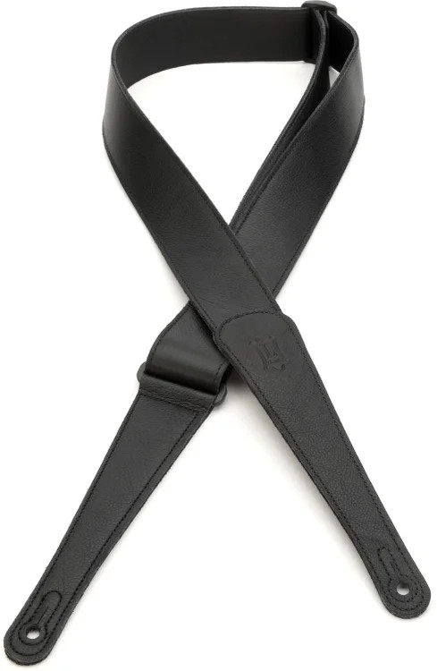 Levy's M7GG Garment Leather Guitar Strap - Black