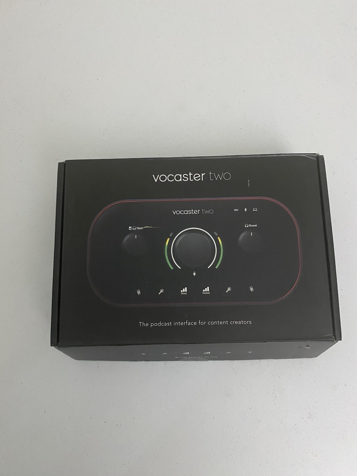 Focusrite Vocaster Two Podcast Interface Solo Content Creators  Open Box