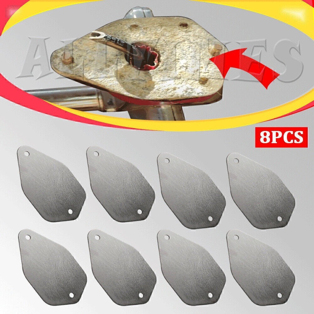 8PCS Cab Roof Plates Horn Block Off Plates Paintable Custom For Peterbilt CT