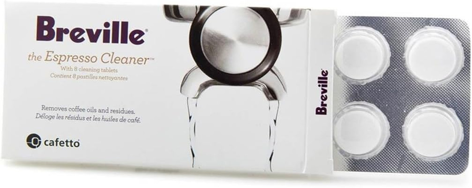 BEC250 Espresso Machine Cleaning Tablets for  Models, 8 Pack