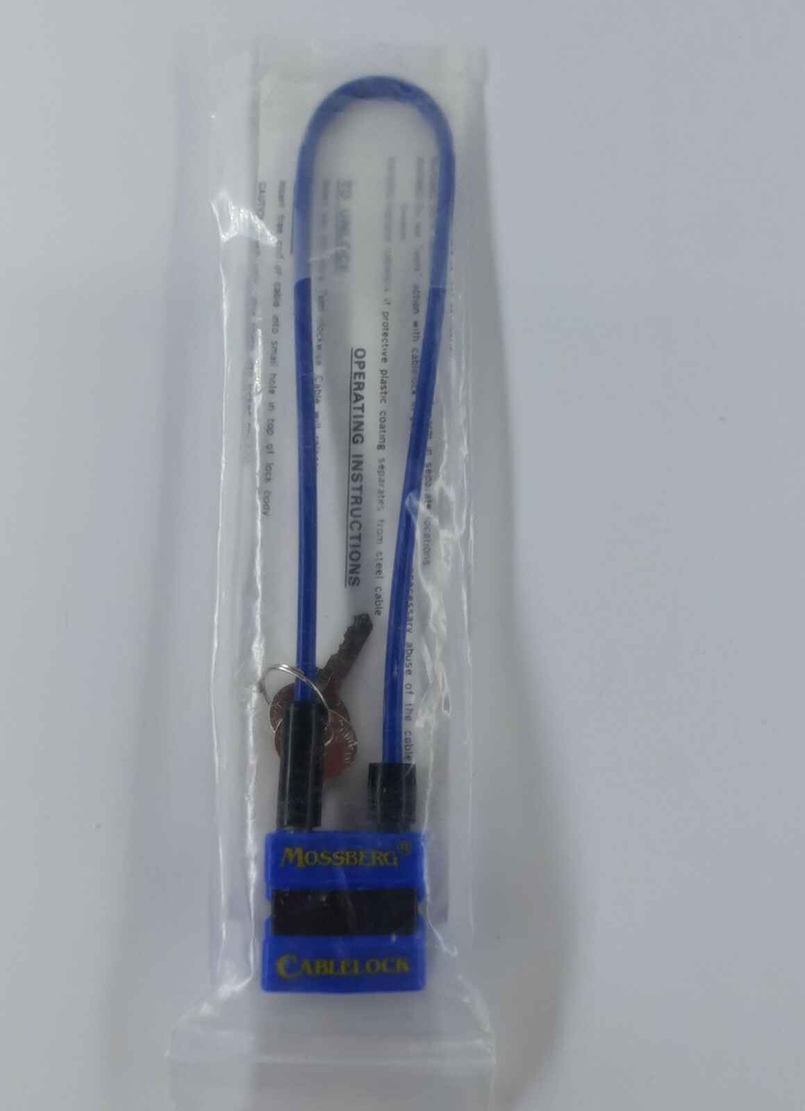Lot of 2 Mossberg Regal Firearm Locks: Handgun, Rifle, Shotgun, Pistol Gun Cable