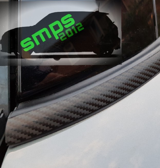 Beltline Kit Mini Clubman F54 MATT Carbon Fiber De-Chrome Premium Belt line SMPS