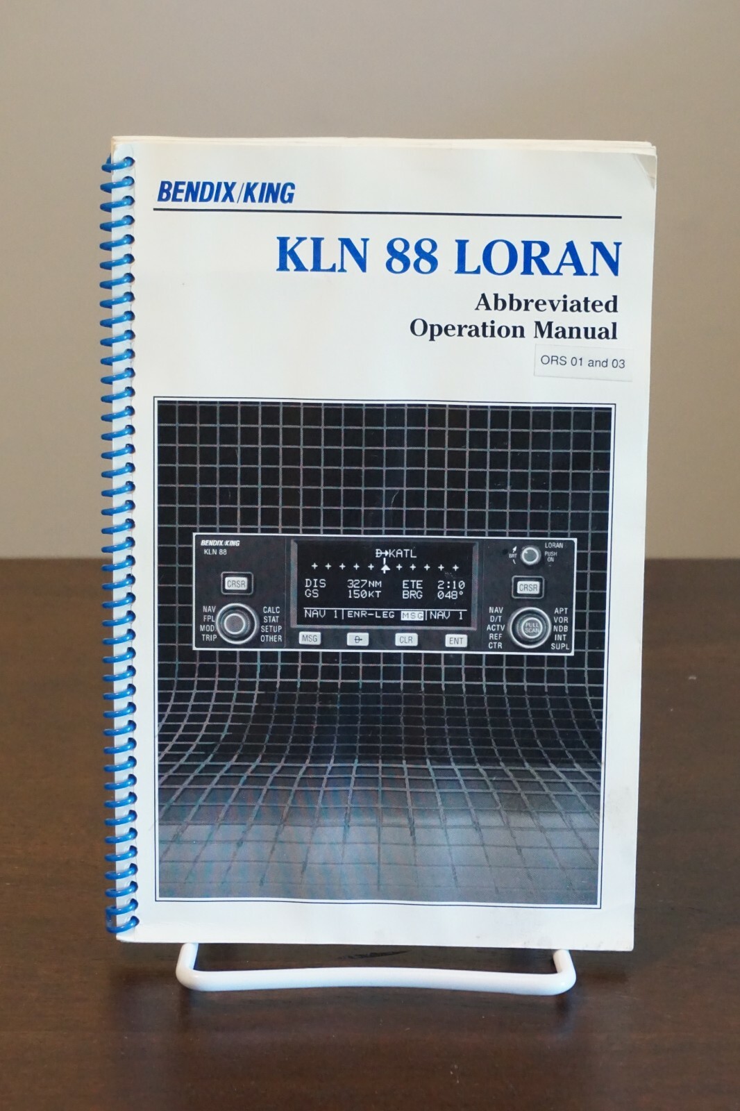 Bendix King KLN 88 Loran Abbreviated Operational Manual