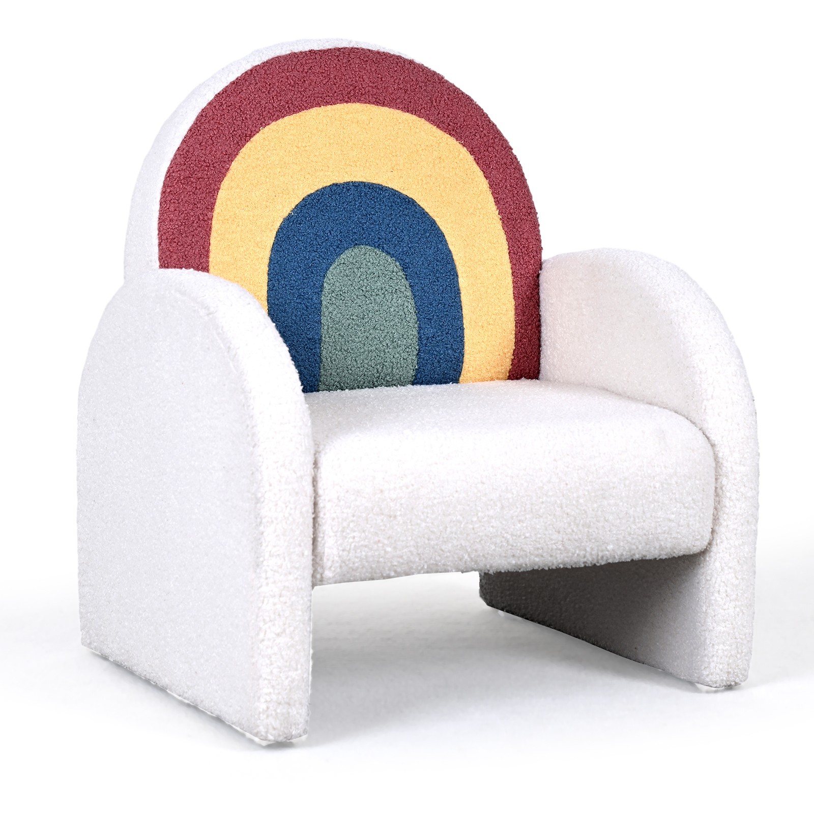 Kids Accent Chair Easy Move Teddy Bear Soft Chair for Nursery, Playroom 3 Colors