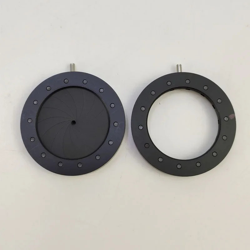 1 PC Adjustable 1.5-26mm 2-50MM Iris Diaphragm Aperture Microscope Camera Lens