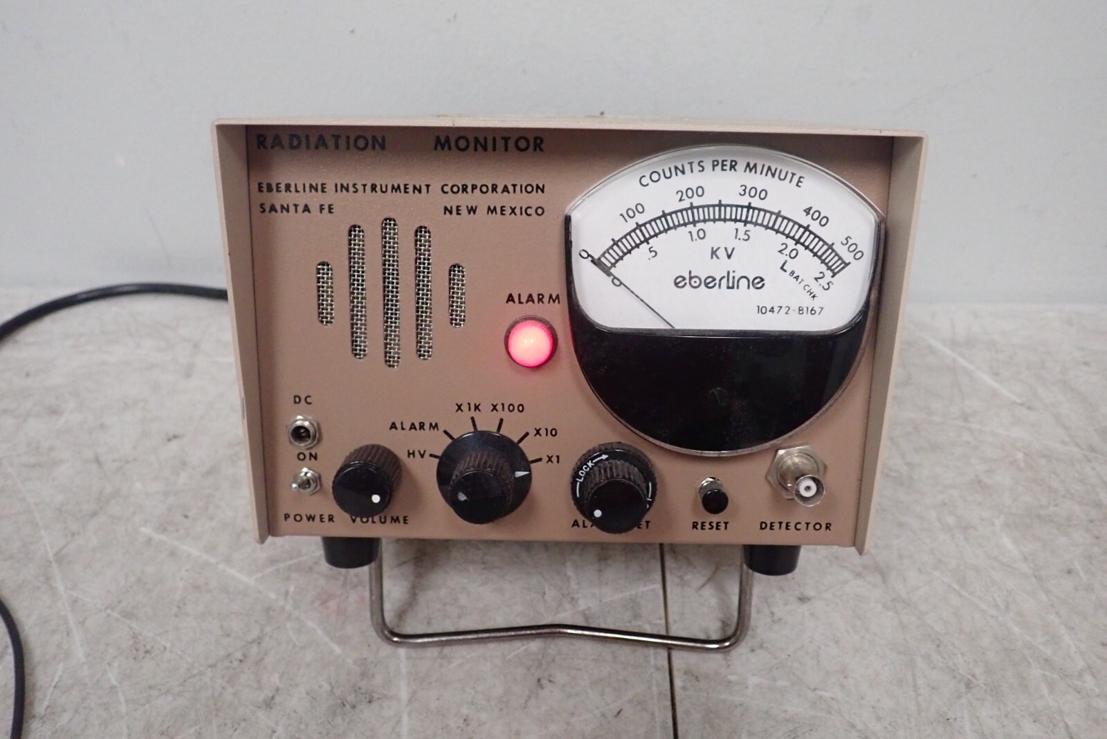 Eberline Instrument Corporation Model RM-20-1 Radiation Monitor