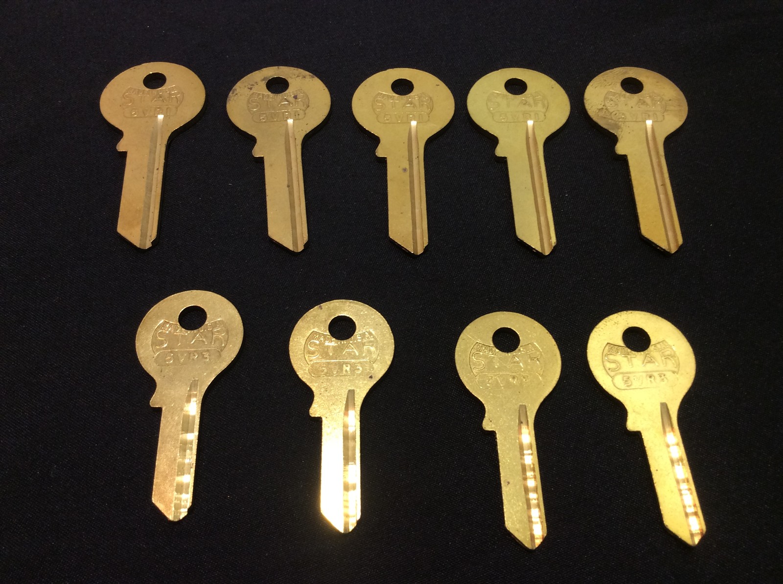 Viro by Star VR91 & VR91AR Key Blanks, Set of 9- Locksmith