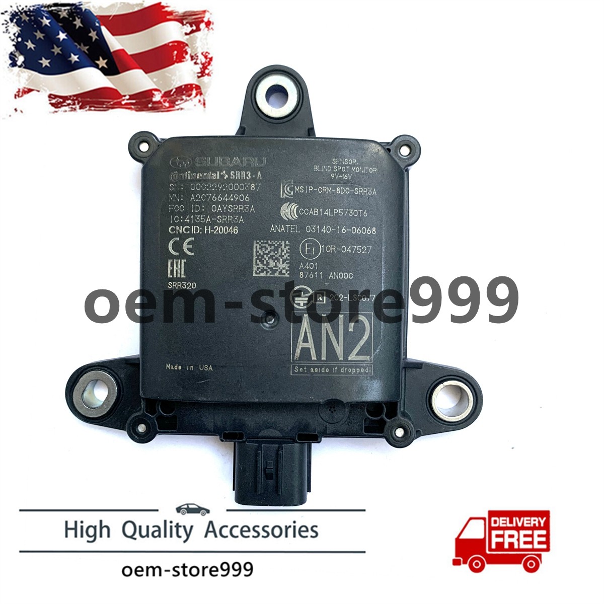 Genuine OEM Blind Spot Radar Sensor Module For 2020 Subaru Outback 87611-AN00C