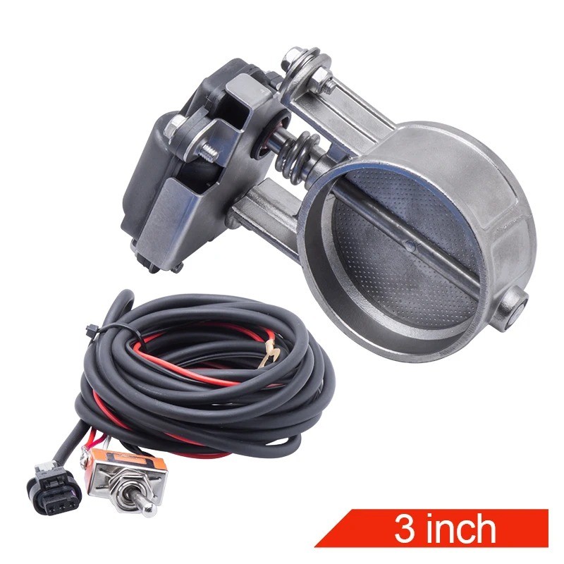 Electric Exhaust Control Valve Electric Valve Unit with Switch 2&2.36&2.5&3inch