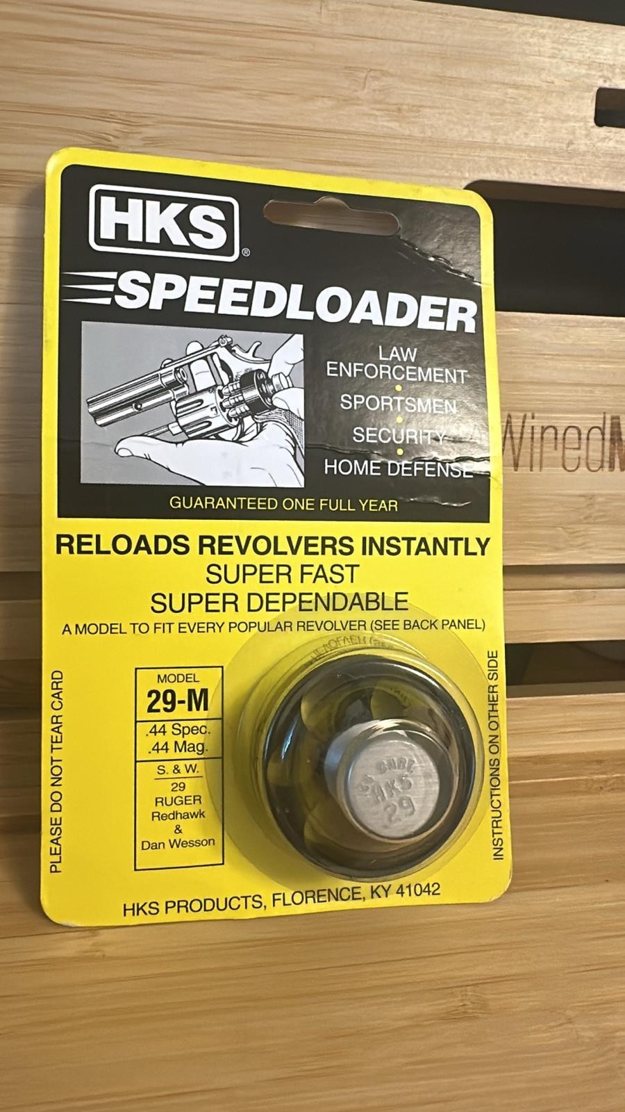 HKS 29M Speedloader for 44spl/44mag for S&W 29, Redhawk & Raging Bull