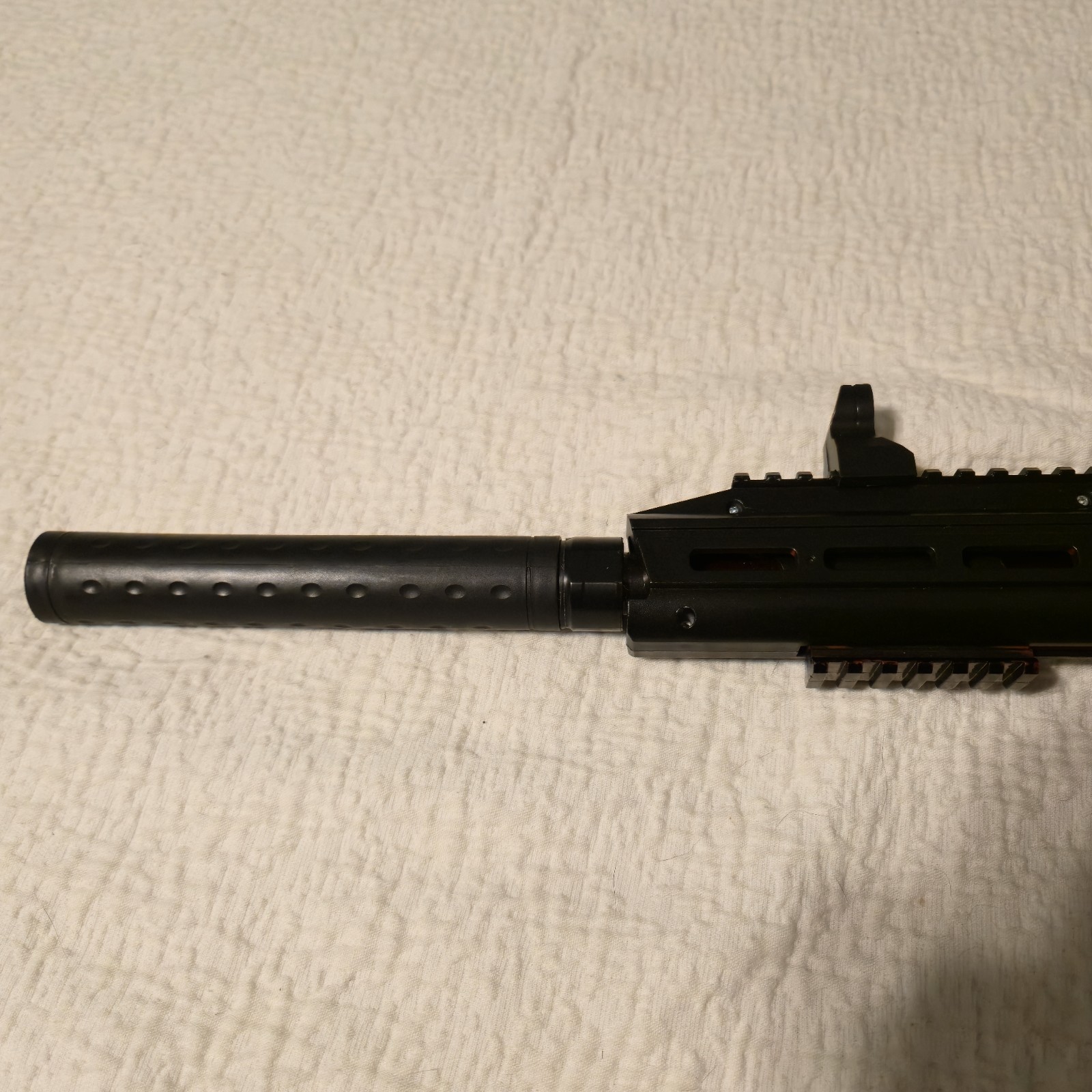 Painted & modded Game Face black foam blaster "gun" toy