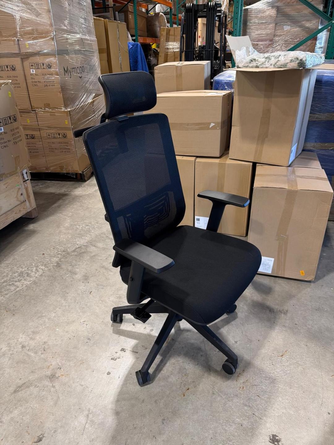 office chair Mymood Technical Mesh Task Chair - Black
