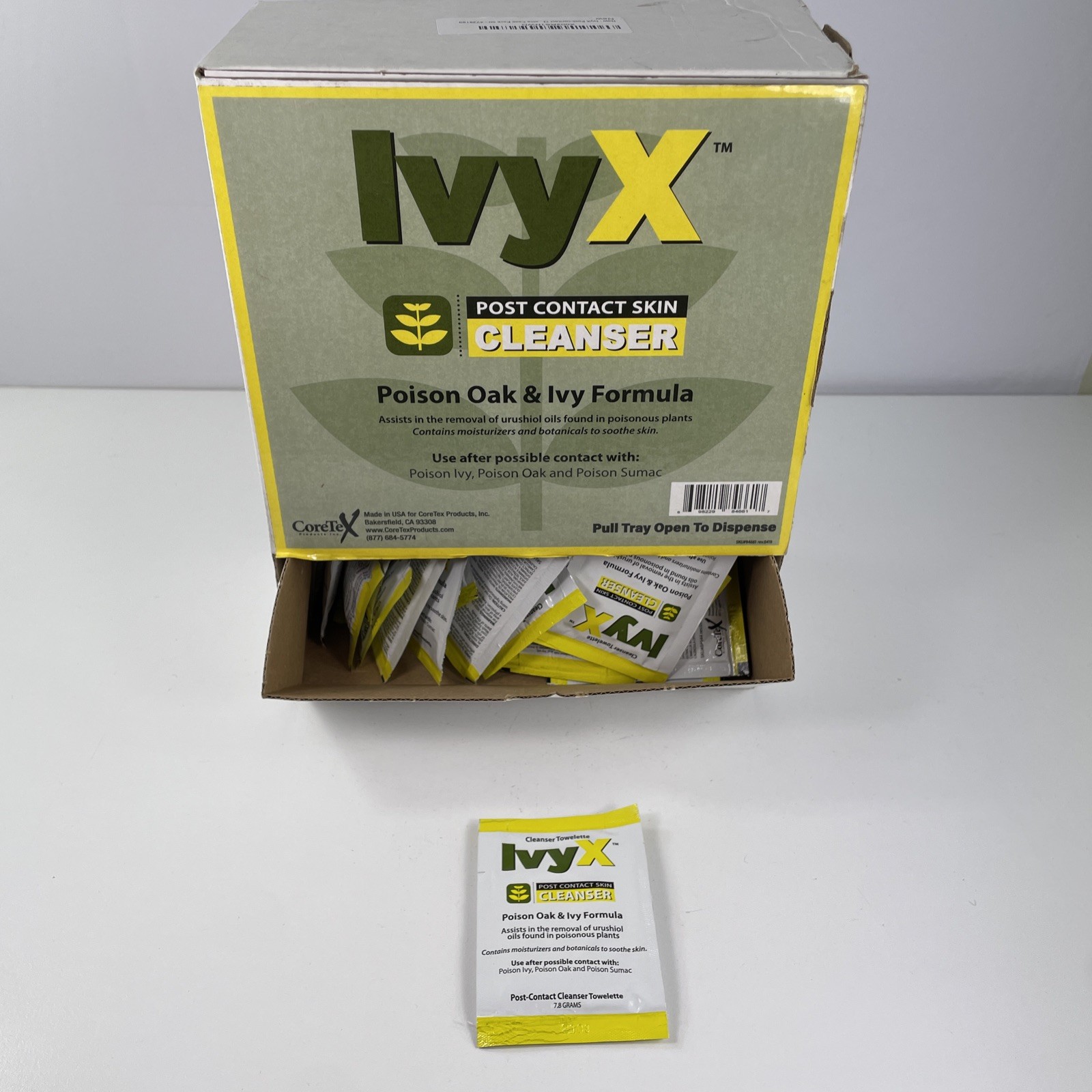 IvyX Post Contact Poison Ivy & Oak Skin Cleanser Wipes -  50 Count