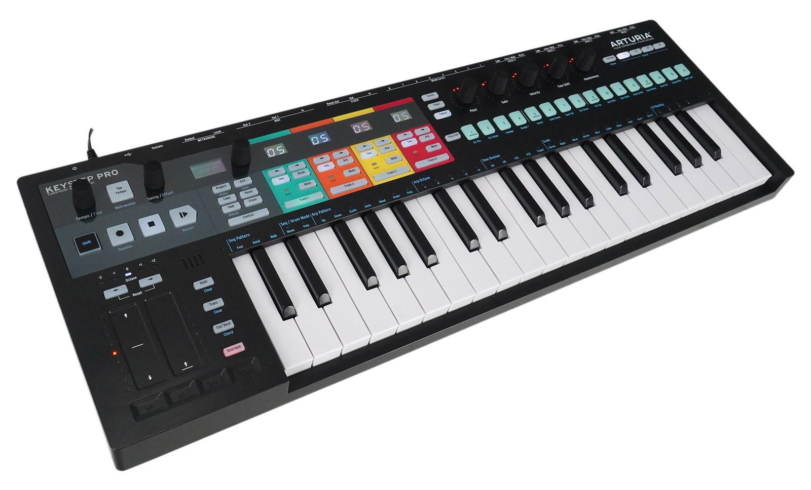 Arturia KEYSTEP PRO Black Polyphonic Sequencing Midi/USB Keyboard Controller+Bag