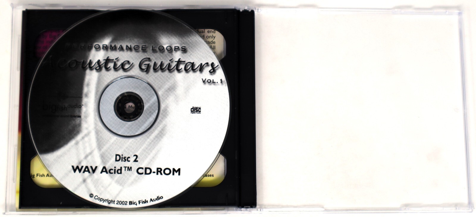 Big Fish Audio Performance Loops Acoustic Guitar Sound Library/Sampling 2 CD