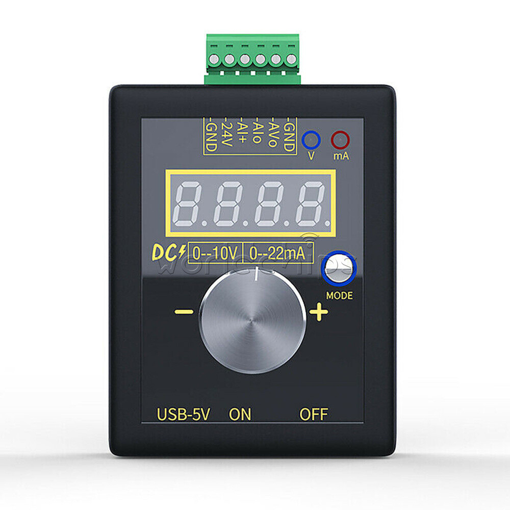 Digital 4-20mA 0-10V Voltage Signal Generator 0-20mA Current Transmitter