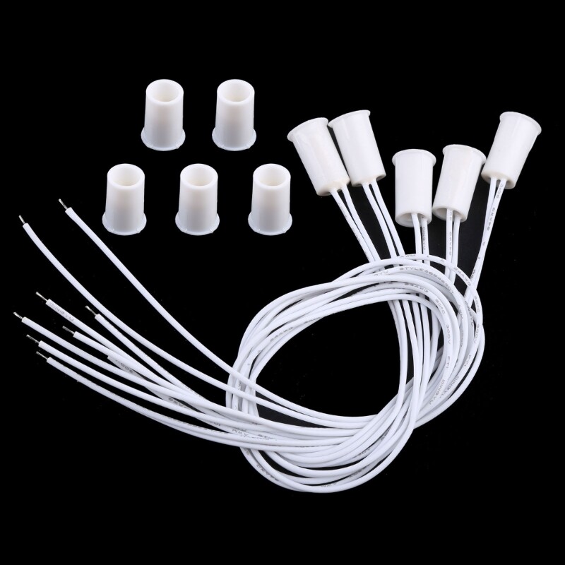 5pcs Recessed Window Door Contacts Alarm Security Reed Switch
