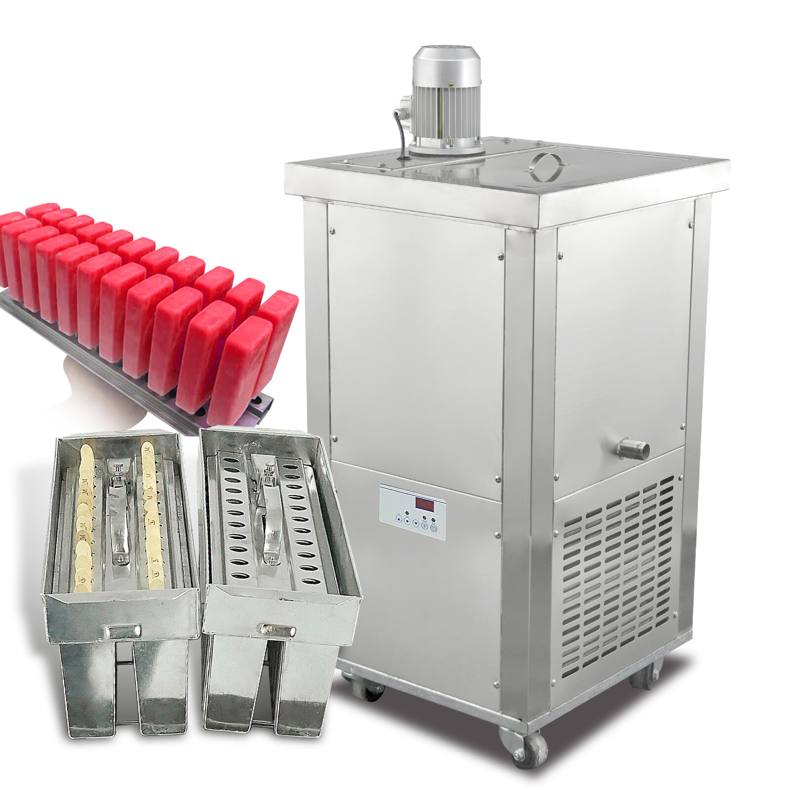Kolice Commercial Slim mold ice Popsicle Machine,ice Lolly Maker,ice pops maker